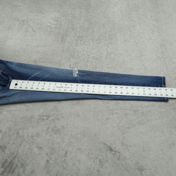 Adriano Goldschmied AG Women's 26R Low-Rise Legging Ankle 28" Inseam Distressed - Picture 15 of 15